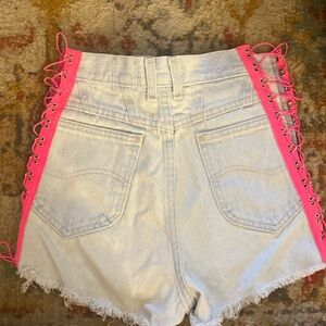 Handmade boutique, jean shorts